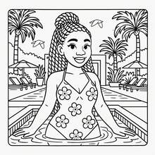 1 Adult Coloring Book Moments Bold & Easy Coloring Book, Daily Life Illustrations For Relaxation, Perfect Birthday And Holiday Gift For And Teenage Girls - Magic - View 8