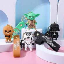 Hasbro Star Wars Keychain Mandalorian Merchandise Yoda Baby Stormtrooper Keychain Pendant - Multiple Styles - View 4