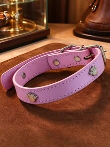 A Dog Collar, Small Dog And Cat Collar, Dog Collar, Neck Collar, Pet Collar, Teddy Collar - Pink - View 14