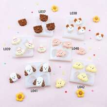 Cartoon Cookie Cream Puppy DIY Resin Jewelry Accessories Silicone Mold - Puppy - View 1