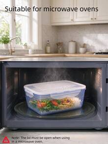 10pcs PP Food Storage Containers, Airtight Leak-Proof, Nestable And Stackable, Microwave , Dishwasher , Refrigerator Organizer Boxes, Suitable For Kitchen, Outdoor Camping, Kitchen Accessories - Multicolor - View 7