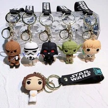 Hasbro Star Wars Keychain Mandalorian Merchandise Yoda Baby Stormtrooper Keychain Pendant - Multiple Styles - View 5