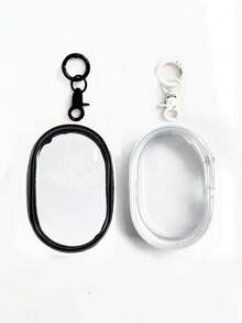 1pc Portable Transparent Waterproof Zipper Storage Bag, Travel Digital Accessories Organizer, Multi-Function Hanging Bag, Coin Purse - Multicolor - View 17