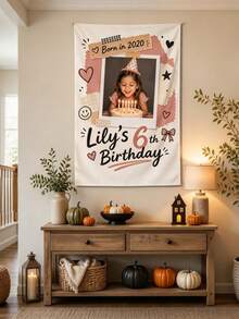 1 Customized Personalized Photo Text Pillowcase (Excluding Pillow Core), Single-Sided Printed Pillowcase, Personalized Birthday Gift, Holiday Customization, Valentine's Day Anniversary Gift For Couples, Homemade Holiday Home Gift, Gift Customization - Multi-color 4 - View 6