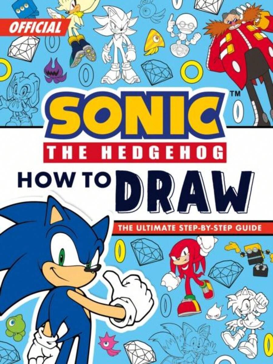 SONIC HEDGEHOG HOW TO DRAW PB - Single Book - View 1