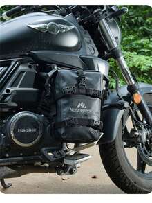 AD Naturepeak 8L Motorcycle Crash Bar Waterproof Side Bag, Universal Crash Bar Storage Bag Quick Release Luggage Bag, Suitable For BMW R1200GS R1250GS R1300GS Triumph Tiger 900 - A - View 10