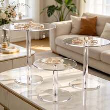 Transparent Acrylic Jewelry Display Stand, High-End Minimalist Jewelry Display Stand, Jewelry Storage Box, Jewelry Organizer, Jewelry Display Stand, - Multicolor - View 2