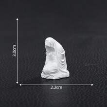 1pc-The Blessed Virgin Mary-Mini Religious Statue-White Figurine-Small Holy Figure-Holiday Gift-Christmas Religious Decor-Praying Virgin Desktop Table Decor Christmas Gift-Praying Virgin Ornament-Home Shelf Decor - Multicolor - View 11