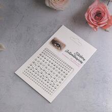 1pc Holographic Star & Moon Rhinestone Self-Adhesive Face/Nail Stickers, Perfect For Creating Summer Stage Makeup Or Festive Atmosphere. Includes Stars, Crescent Moons And Small Dots Shapes. - Multicolor - View 11