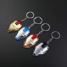 Hasbro Marvel Iron Man Zinc Alloy Keychain Pendant Creative Gift Key Ring Hanging Decoration Car Key Bag - Multiple Styles - View 2