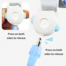 Children Anti-Lost Wrist Leash, Cartoon Anti-Loss Wristband With Built-In Steel Wire Safety Lock, 360° Rotating Baby Walking Rope, Baby Anti-Lost Wristband Leash With Retractable Spring Rope And Safety Lock, Outdoor Travel Children Anti-Loss Wristband, Cartoon Children Anti-Loss Rope With Built-In Steel Wire Core, 360° Rotating Joint With Lock Anti-Escape Baby Leash Wristband, Infant Outdoor Anti-Lost Leash Wristband, Retractable Spring Rope With Safety Lock Design, Multi-Color Optional Baby Walking Protection Rope Anti-Lost Wristband - Multicolor - View 12