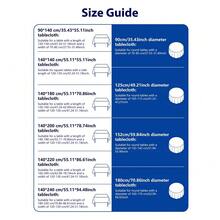 1件長方形聖誕主題印花桌布，適用於室內/戶外用餐、派對、自助餐、婚禮，編織聚酯纖維桌布 - 彩色 - 查看 3