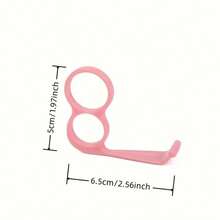 4pcs Random Color Phone Ring Holder, Plastic Phone Hand Grip Stand, Desktop Phone Stand - A - View 10