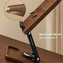 1pc 360° Rotating Foldable Reading Book Stand, Adjustable Height & Angle With Page Holder, Hands-Free Cookbook Tablet Holder, For Kitchen Office School, Back To School Gift - Multicolor - View 3