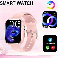 ZhiKexing Smart Sports Watch + Wireless Earbuds Combo Set, 1.83-Inch HD Display, 260mAh Battery With LED Light, Supports Wireless Calling, Music Playback, Message Notifications, Smart Watch With Calculator, Alarm And Other Multifunction Sports Watch, Compatible With Android And IOS Systems, Fashionable And Modern Design, Ideal Gift For Men, Women, Lovers Or Parents. - View 3