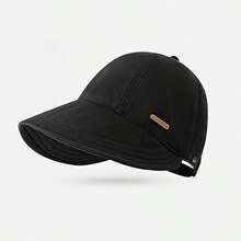 1pc Multi-Color Breathable Sun Hat, Fashionable Multifunctional Baseball Cap With Mask Design, Soft And Foldable, Suitable For Outdoor Activities And Daily Wear, Women's Hat, Unisex, Holiday Gift, Men's Hat - Multicolor - View 3