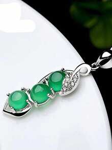 1 Pc Romantic Cubic Zirconia Necklace Pendant For Women For Valentine's Day Gift Engagement Anniversary Party Jewelry - 1# - View 13