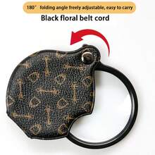 1pc Portable Foldable & Sturdy Rotating Protective Cover, Suitable For Reading, Inspection, Crafting And Daily High-Definition Viewing - Multicolor - View 4
