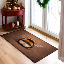 2D Bear Peak Pattern Printed Long Runner Rug, Indoor Entrance Mat, Bedroom Bedside Mat, Kitchen Runner Mat, Suitable For Living Room, Laundry Room, Bathroom - Multicolor - View 6