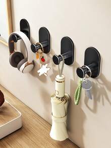 Self Adhesive Wall Hooks, No Drill Kitchen Utensil Hooks, Heavy Duty Waterproof Adhesive Hooks For Hanging Kitchen Towel, Pot, Spoon, Cookware, Kitchen Storage Hook, Waterproof Wall Hook - Multicolor - View 7
