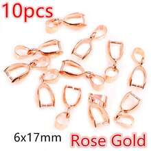 10pcs Pendants Clasps Clips Bails Connectors Charm For Necklace Bracelet DIY Jewelry Making Findings - Pendant Bails - View 18