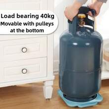 1. Kitchen LPG Tank Mobile Base, Thickened Design, With Wheels, Multifunctional Flower Pot And Plant Stand - 1 Set (1 Mobile Base + 1 Six-claw Bracket) - View 6