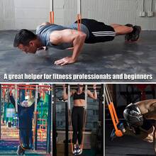 1pc TPR Material Lifting Assist Strap Set, Male And Female Resistance Straps, Used For Sling Training, Sitting Up Exercises, And Body Stretching - Multicolor - View 9