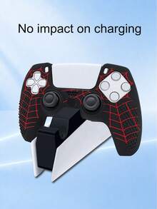 Compatible With PlayStation 5, 1pc Controller Protective Case, Anti-Slip Anti-Sweat Anti-Dust Anti-Scratch, Better Grip, Enhance Gaming Experience, Halloween Christmas/Autumn Romantic Gift - View 4