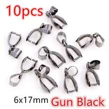 10pcs Pendants Clasps Clips Bails Connectors Charm For Necklace Bracelet DIY Jewelry Making Findings - Pendant Bails - View 6