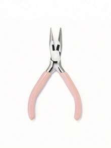3pcs Jewelry Pliers Tool Set, Includes Needle Nose Pliers, Chain Pliers, Round Nose Pliers And Wire Cutter, Suitable For Jewelry Repair, Wire Weaving, Handmade Crafts, Jewelry Making And More - Light Pink - View 9