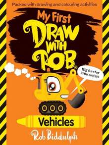 My First Draw With Rob: Vehicles - Single Book - View 2