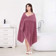1pc Oversized 70x35 Inch Women's Waffle Weave Bath Towel - Ultra Soft Absorbent Quick Dry Bath Towel, Multi-Purpose Beach & Spa Blanket - Multicolor - View 11