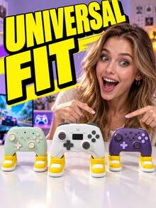 3D Printed Game Controller Stand Set Most Game Controllers Non Slip Gaming Desk Organizer Suitable For Such As Living Rooms Study Rooms And Game Rooms For Shoe Shaped Desk Gaming Controller Stand Compatible With Xbox Switch Gamers Birthday Idea Gift - Multicolor - View 4