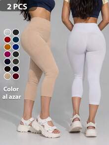 Women Leggings - Multicolor - View 2