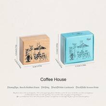 JotBox Wooden Stamp Vintage Scenery Collage Planner Diary Decoration Stamp Printing Basic Material Stamp - Wanderlust Moments - View 14