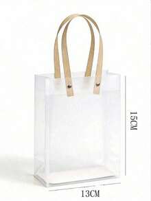Frosted PVC Gift Bags, Wedding Party Gift And Souvenir Bags, Party Favor Bags, Party Gift Bags - Multiple Styles - View 11