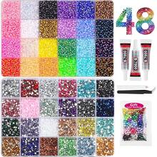Resin Jelly Rhinestone Decor, Colorful 3mm Flat Back Rhinestones, Rhinestone Art Decoration, Decoration Set, Suitable For Handmade Crafts, Personalized Gift - 3mm - View 25