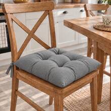 6 Pcs Comfortable Indoor & Outdoor Seat Pads For Kitchen, Dining, Garden, Balcony & Patio Chairs In Turkey - Grey - View 4