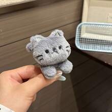 1/2 buah Jepit Rambut Kucing Plush Baru, Jepit Poni Samping Anak Perempuan Lucu Premium, Aksesori Rambut Paruh Bebek - MultiWarna - View 8