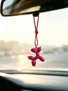 1 buah Balon Anjing Hiasan Gantung Kaca Spion Mobil Aksesori Dekorasi Interior Mobil Ornamen Mobil - A - View 2