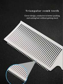 1pc Positioning Styling Comb, Oil Hair Gradient Haircut Comb, Haircutting Tool, Flat Top Clipper Comb, Fluffy Positioning Haircut Comb, Adjustable Arc Positioning Haircut Comb, Haircutting Auxiliary Tool, Suitable For Men, Barbers And Hair Salons - Multicolor - View 4