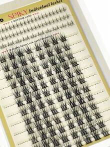 HBZGTLAD 15-Row Segmented Fluffy 8D Thick Eyelash Clusters, Voluminous Curly Lightweight Soft 0.07mm Dramatic Individual Reusable False Eyelashes - View 5