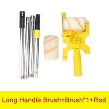 Professional Wall Painting Tool Set - Paint Roller And Brush Set With Extension Pole, Suitable For Wall And Ceiling Painting, Precision Edge Painting Tool, Ideal For Home Renovation, DIY And Interior Decoration - A - View 7
