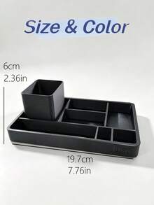 Drawer Divider Storage Box, Hair Accessory Storage Box, Built-In Grid, Jewelry And Cosmetic Storage Box, Transparent PET Plastic Material, Tool Storage Box, Back To School Gift, Stationery Storage, Christmas Gift - Multicolor - View 10
