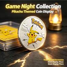 Funko Koin Perak Koleksi Pokemon Pikachu, Koin Peringatan Logam Timbul Berwarna, Koin Suvenir Kartun, Dekorasi Koleksi Penggemar, Hadiah Ulang Tahun dan Liburan untuk Anak-anak & Kolektor - Beraneka warna - View 4