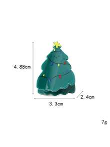 Autumn Christmas Hair Clip Premium Side Bang Clip Red Cute Christmas Hair Clip Holiday Atmosphere Hair Accessory - Multicolor - View 4