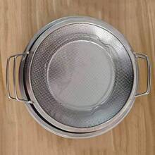 1 Set Stainless Steel Deep Fryer Strainer, Kitchen Oil Draining Rack With Dual Handles, High-Gloss Stainless Steel Oil Filter Tray - Reusable Round Filter Basket, Healthier Frying And Grilling, Suitable For All Seasons Kitchen Strainer - Silver - View 15