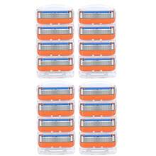 Men's 5-Blade Razor Set, Includes 1 Metal Handle And Multiple 6-Blade Replacement Cartridges, Reusable Blades - Provides A Comfortable And Smooth Shaving Experience - 5-blade Model - View 17
