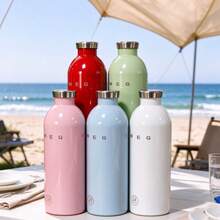 Minimalist Glossy Fresh Color Scheme, Minimalist Cola Bottle Design, Perfect For Outdoor Camping And Picnic Atmosphere - Multi-color 1000ml - View 2