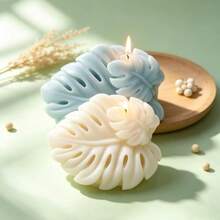 Turtle Leaf Silicone Mold DIY Handmade Candle Aromatherapy Soap Plaster Silicone Mold - White - View 4
